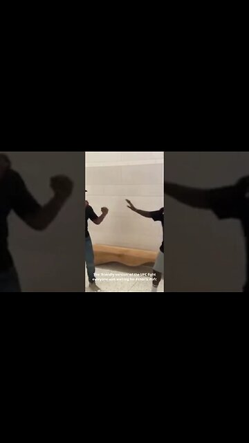 The 'friendly version' of the UFC fight everyone was waiting for #shorts #ufc