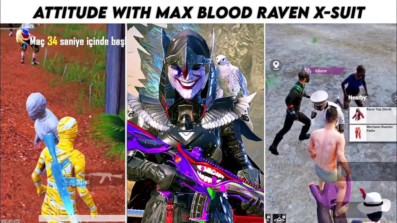 Attitude Revenge Kill 🥵 With Max Blood Raven X-Suit + Victor - Part 43 | Xbot 2.0