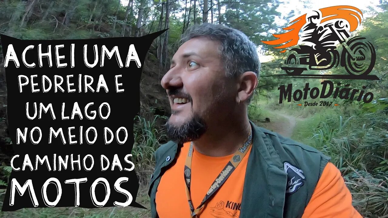 NA ESTRADA MAIS UMA VEZ: no meio do CAMINHO tinha uma PEDREIRA, um Lago e uma MATA