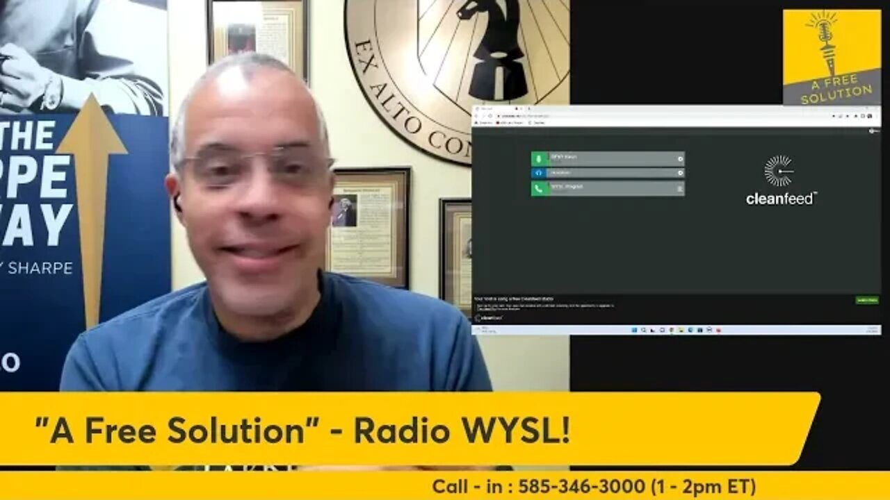 AFS: Unity and Division in NY - A Free Solution on WYSL Radio at 1pm.