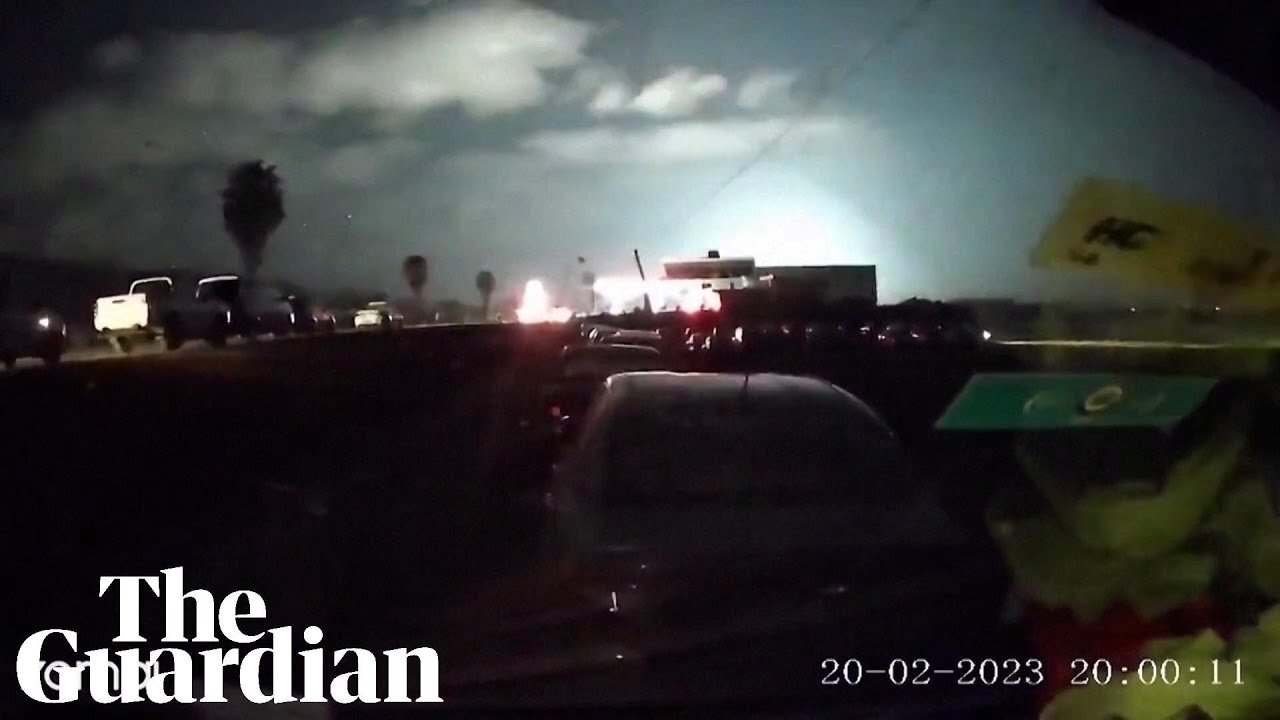 Dashcam footage captures moment fresh earthquake hits Turkey