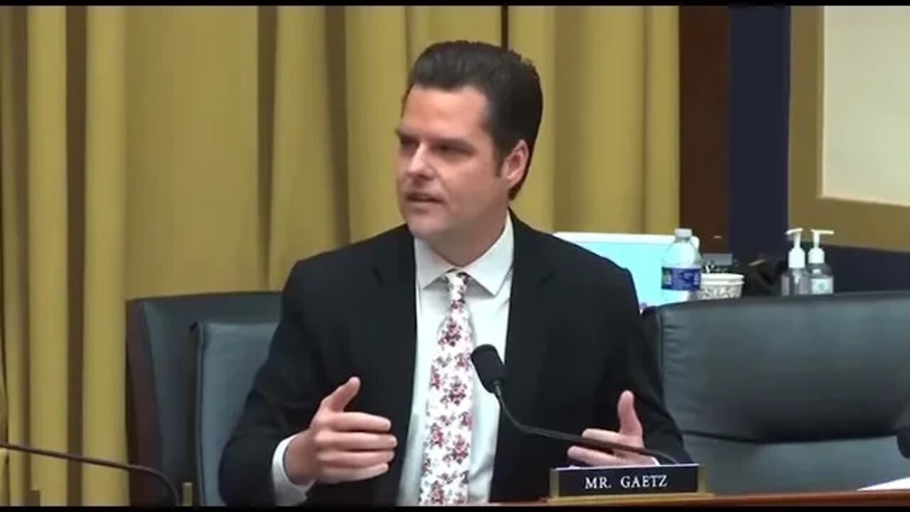 Matt Gaetz obliterates Disney and their data collecting and an old colleague who is now