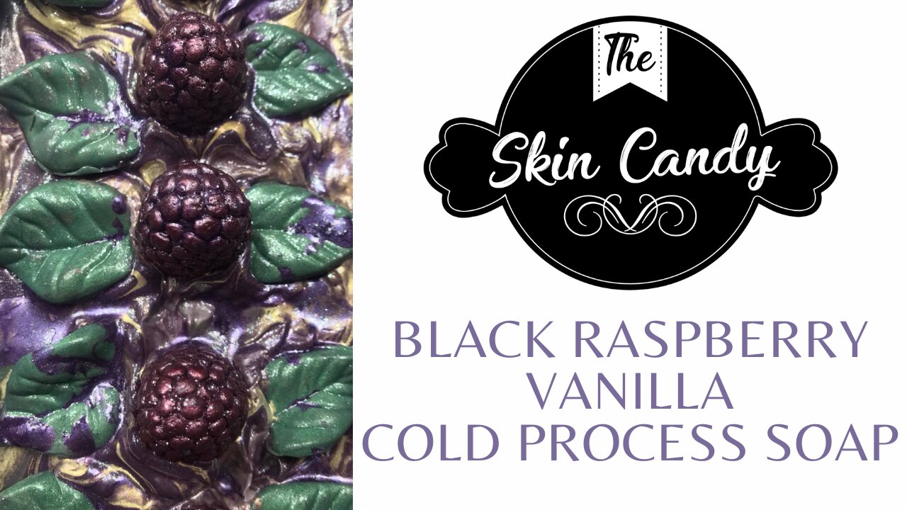 Cold Process Soap making - Black Raspberry Vanilla