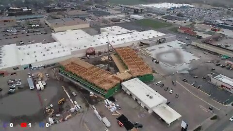 Drone footage North Platte Nebraska