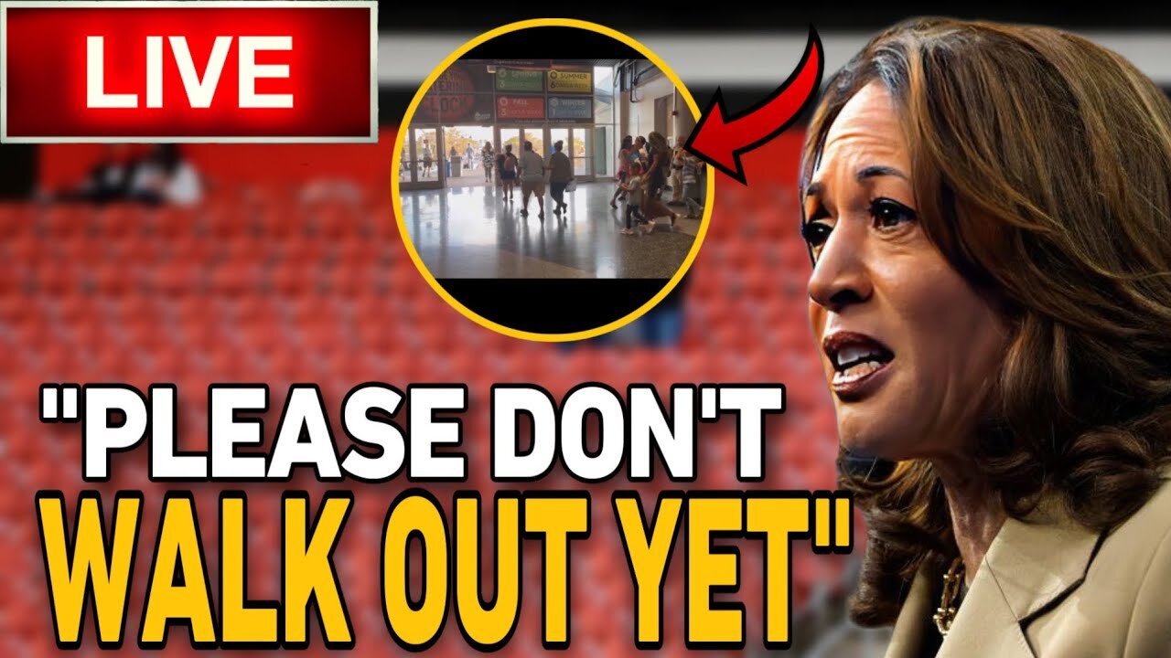 Voters LEFT Kamala's Rally EARLY & TRASHED The Place After STEALING Trump's "NO TAX ON TIPS" Policy