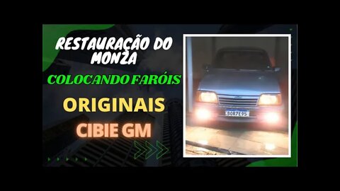 Restauração nova fase. Olhos novos no velhinho!! - Correspondente Michel Michelini.