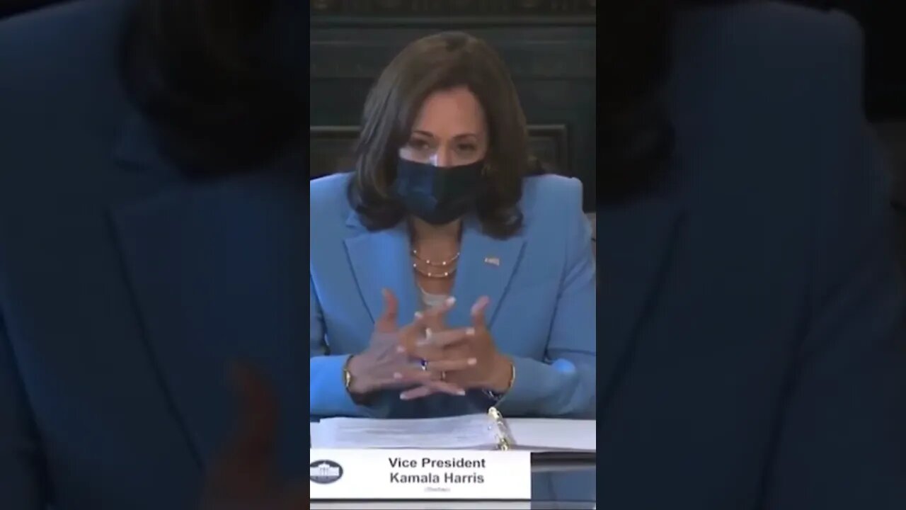 VP Harris: “My Pronouns Are She And Her, And I Am A Woman Sitting At The Table Wearing A Blue Suit"