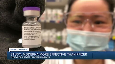 Moderna more effective than Pfizer