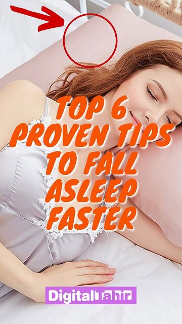 Top 6 Proven tips to fall asleep faster