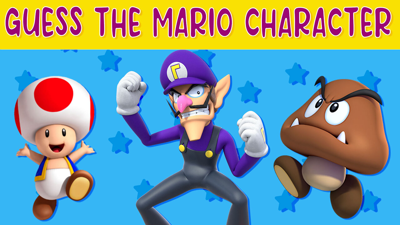 Guess The Super Mario Character! | Quiz