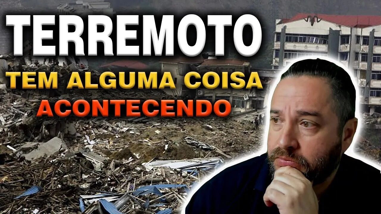 TERREMOTO NO ORIENTE, TEM ALGUMA COISA ACONTECENDO NO PLANETA