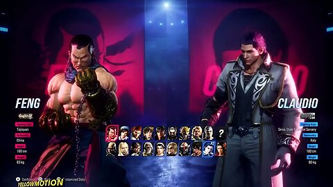 TEKKEN 8 CBT | Feng Wei & Claudio Serafino Character Select Outfit Presets - First Look!