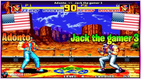 Fatal Fury 2 (Adonto Vs. Jack the gamer 3) [U.S.A. Vs. U.S.A.]