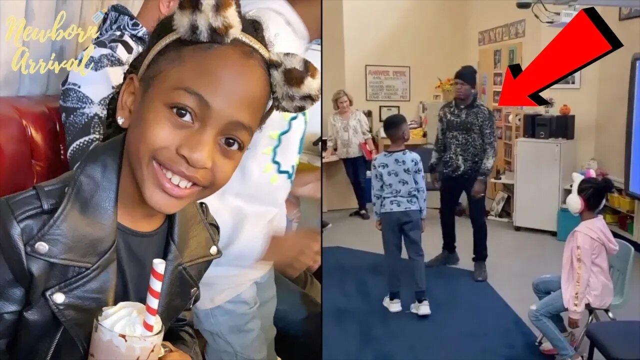 NE-YO Teaches Daughter Madilyn Classmates The "Moonwalk!"