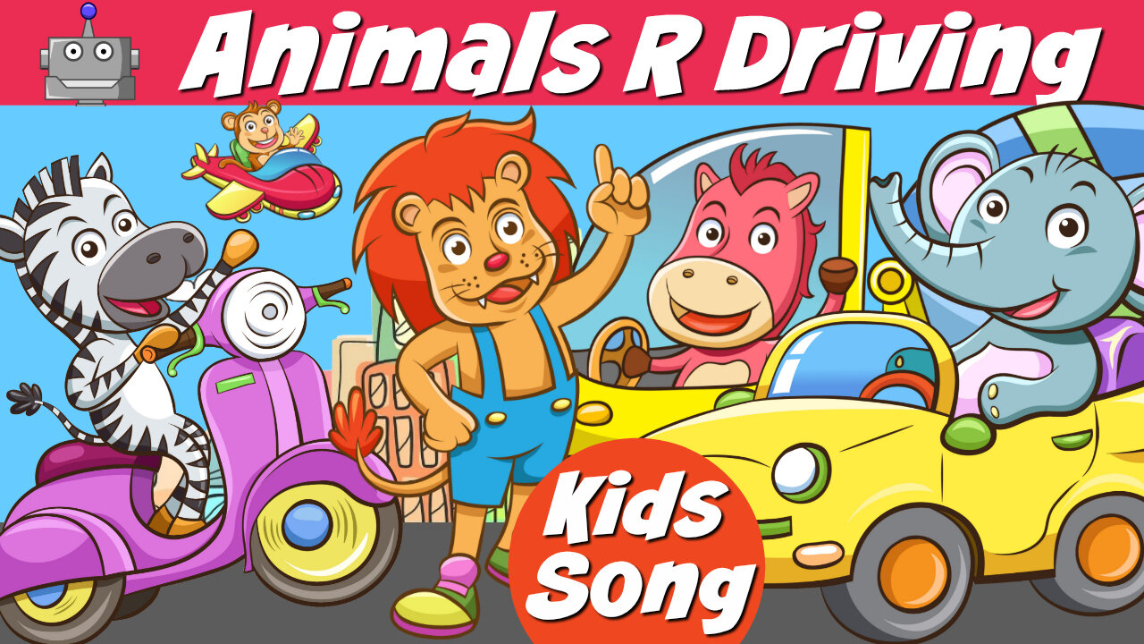 Animals Are Driving | Kids Songs | Funny Songs | Nursery Rhymes