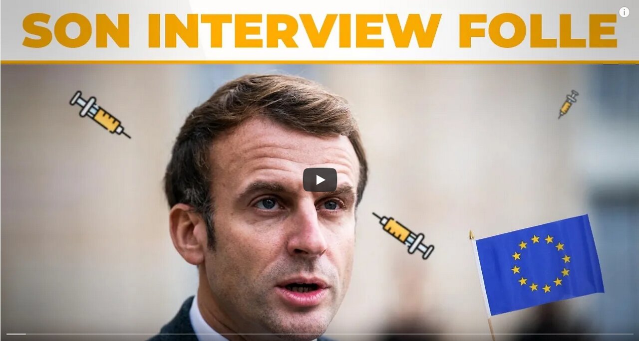 Macron une interview complètement dingue !