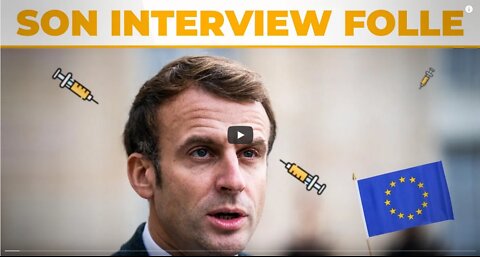 Macron une interview complètement dingue !