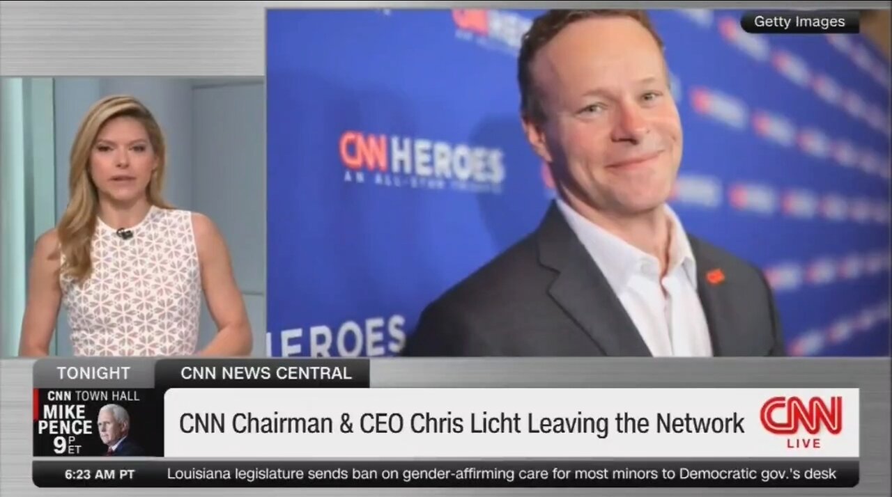 CNN Announces CEO Chris Licht Is Out After One Year