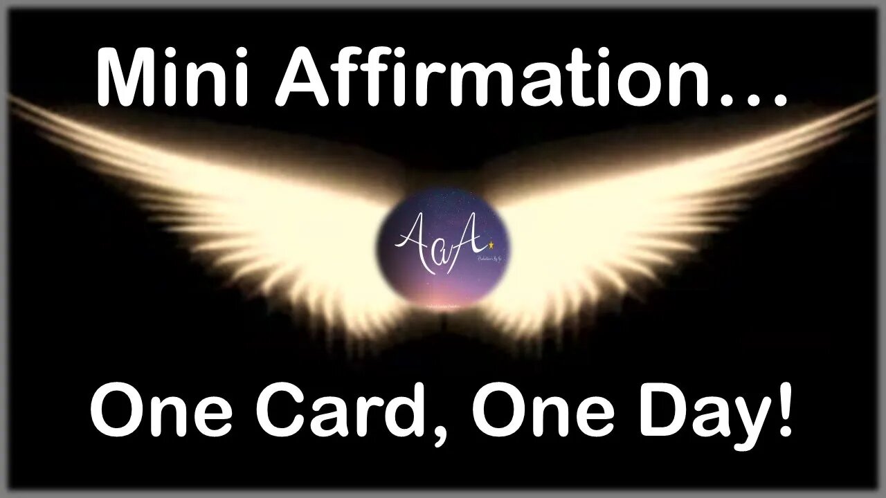 Daily Short Affirmation Tarot Reading 8th June