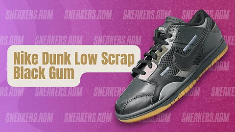 Nike Dunk Low Scrap Black Gum - DB0500-001 - @SneakersADM