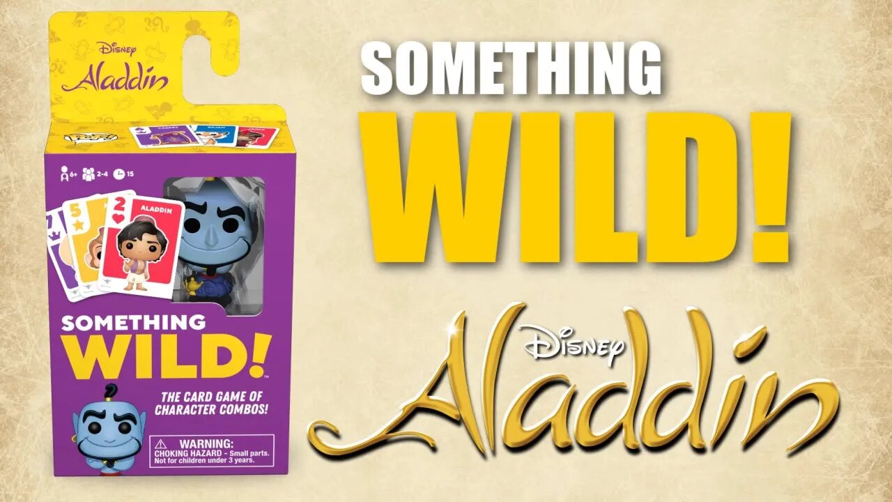 Something Wild: Disney's Aladdin by Funko | Card Game Unboxing