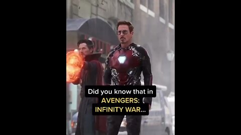 Did you know that in AVENGERS INFINITY WAR 🤔🤔