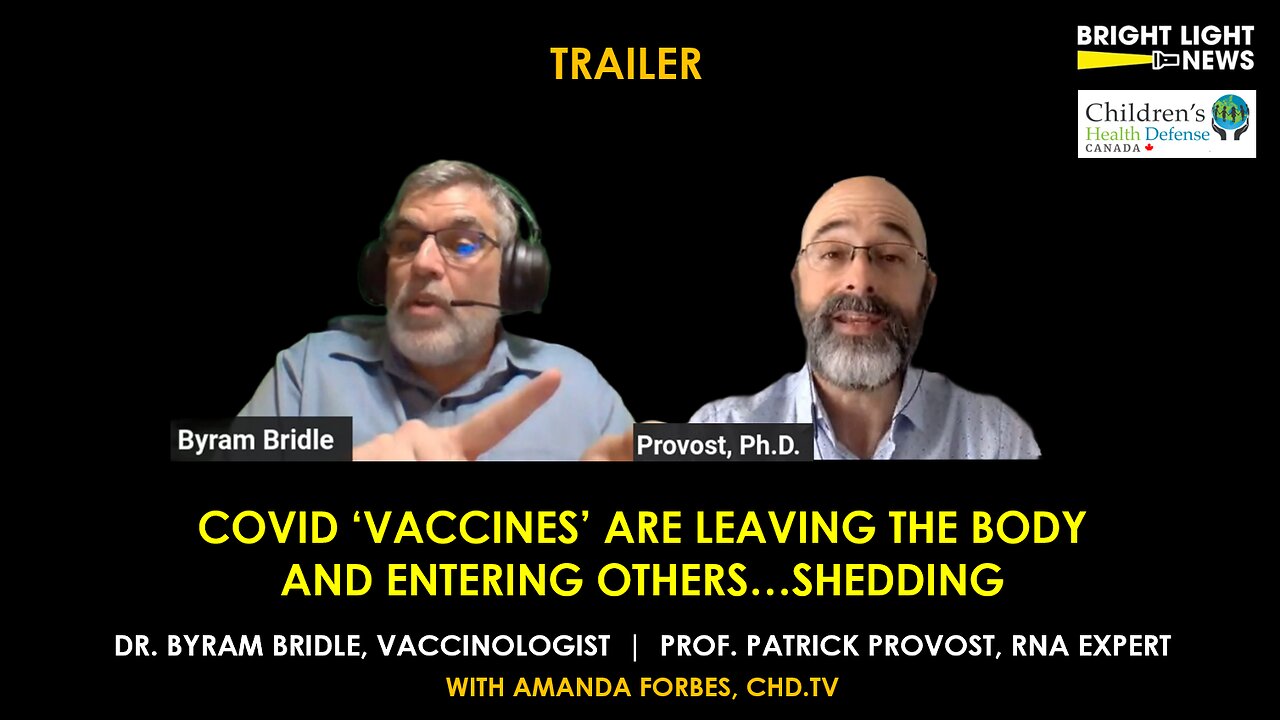 [TRAILER] Covid 'Vaccines" Are Leaving The Body And Entering Others...Shedding -Drs Bridle & Provost