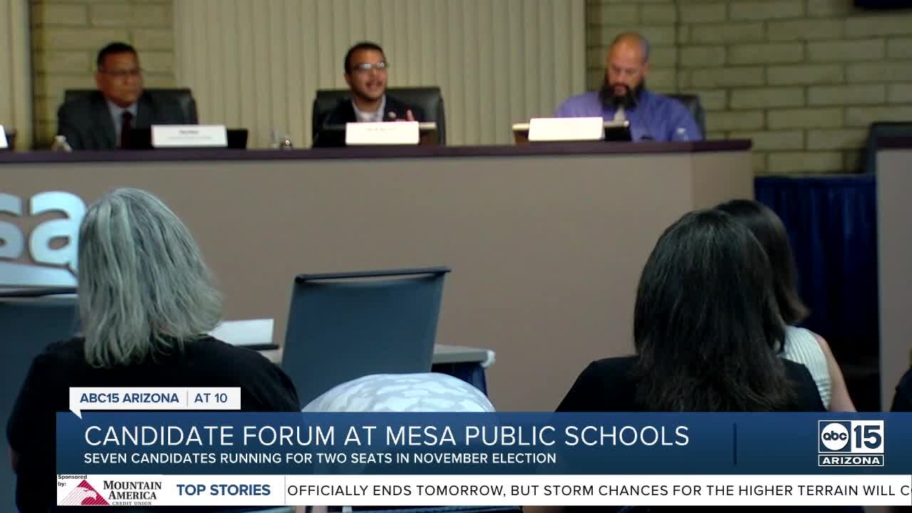 Mesa Public Schools hosts forum for governing board candidates