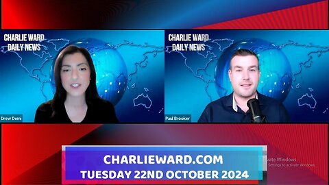 CHARLIE WARD DAILY NEWS WITH PAUL BROOKER & DREW DEMI TUESDAY 22ND OCTOBER 2024