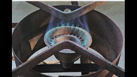 Vintage outdoor burner restoration