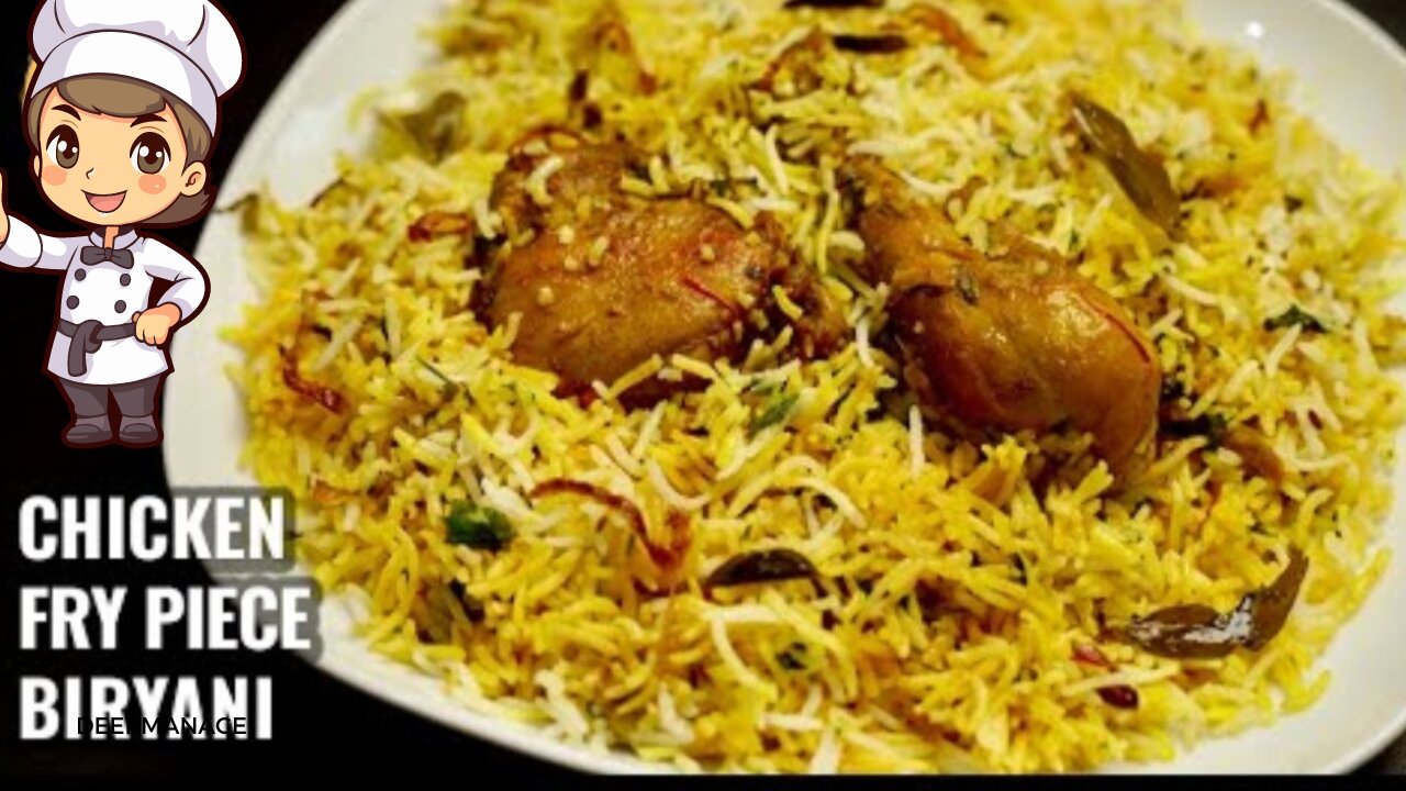 CHICKEN FRY PIECE BIRYANI FRIED PIECE CHICKEN BIRYANI CHICKEN BIRYANI RECIPE