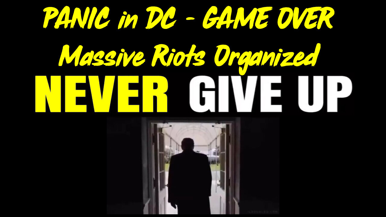 PANIC in DC, Massive Riots Organized > Game Over