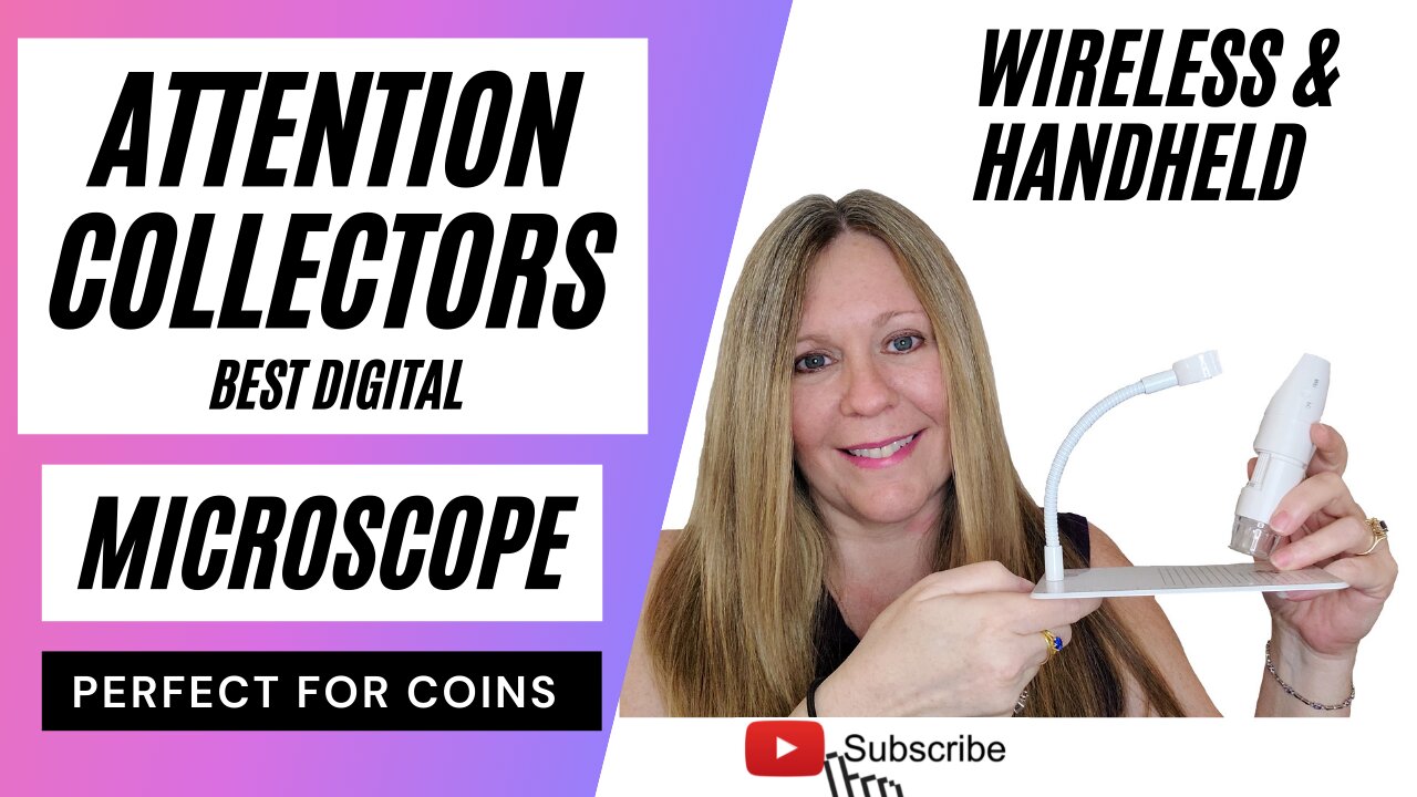 The Best Digital Microscope for Coins - How to use it