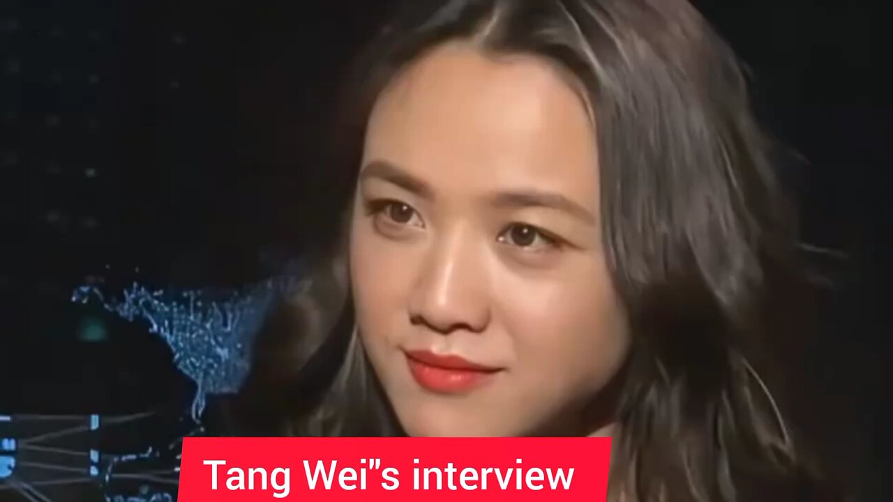 Tang Wei's interview in English is natural and fluent‏ ‏Her pronunciation and speaking speed