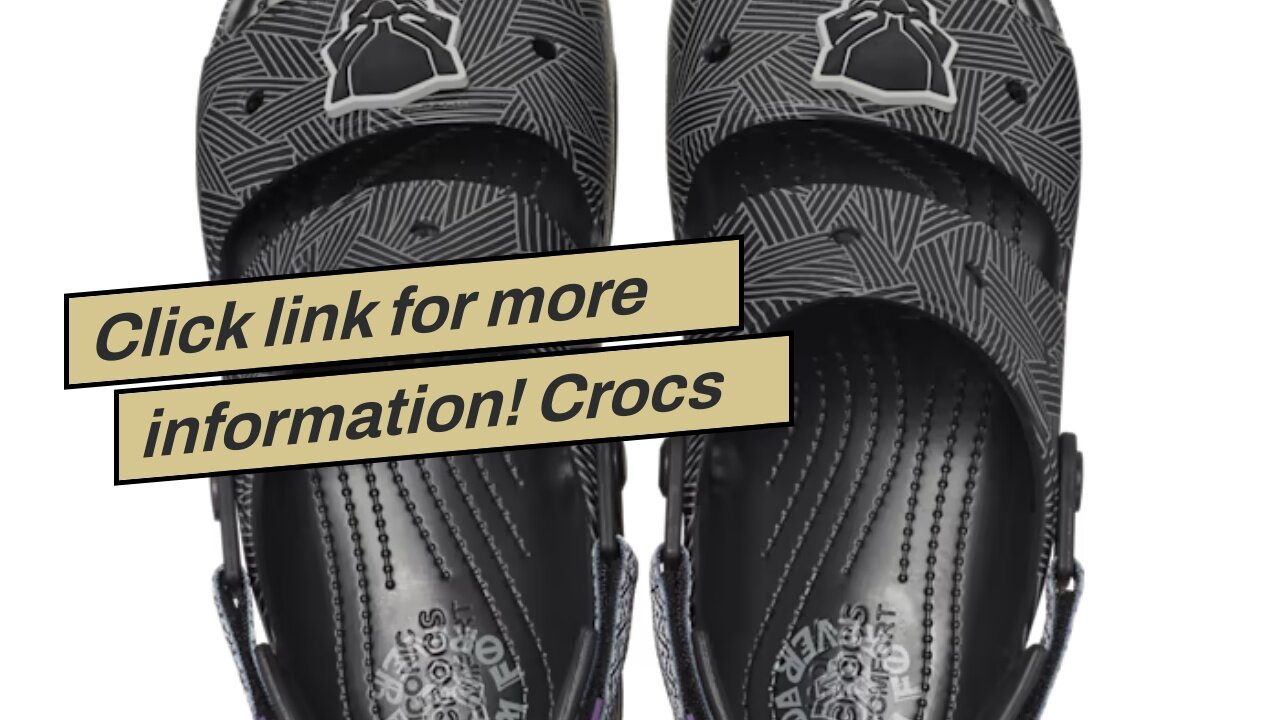Click link for more information! Crocs unisex-adult Classic All Terrain Black Panther Clogs