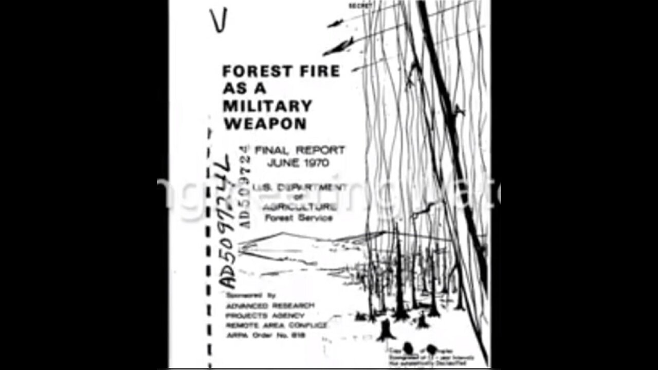 HAARP and Chemspray caused Alberta Wildfire, arson WEF Globalist