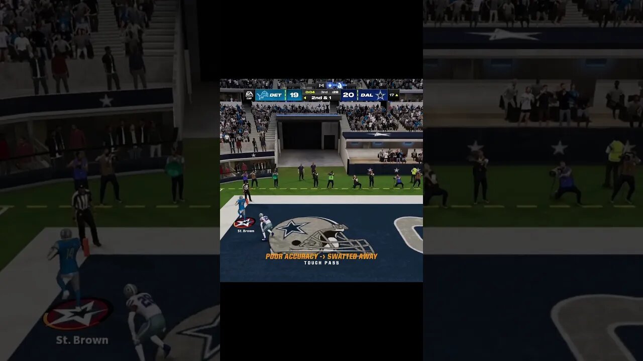 Sometimes it's better to be lucky! #Madden24 #Shorts