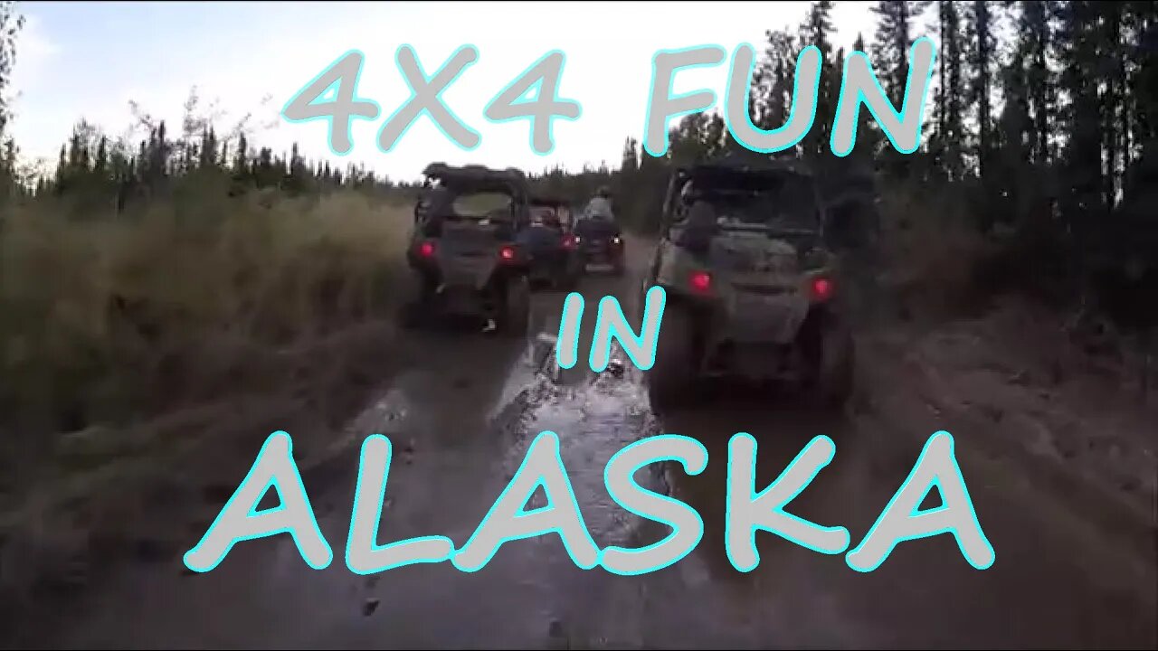 Going off-road in Alaska 4x4 MUDDY