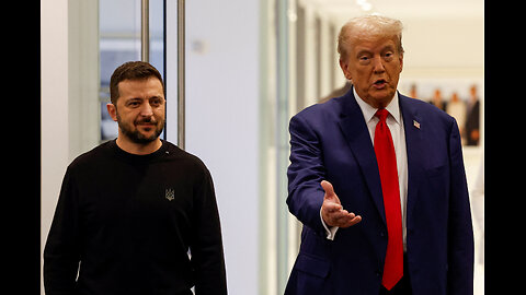 Trump vows to end Ukraine war quickly as he meets with Zelenskiy