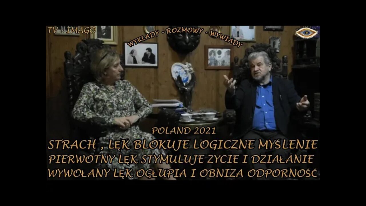 PIERWOTNY LEK STYMULUJE ZYCIE I DZIAŁANIE WYWOŁANY LĘK OGŁUPIA I OBNIŻA ODPORNOŚĆ,STRACH/2021TV INFO