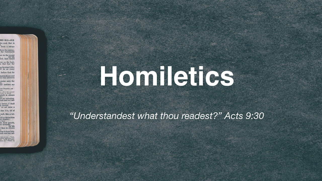 FCBBI | Homiletics