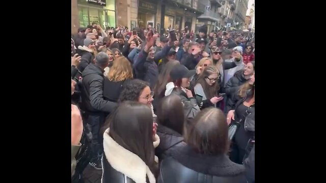 The atmosphere in Naples is magical. This is Italy, these are the Italians.