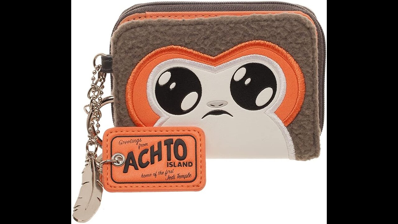 Star Wars Episode 8 Porg Jrs. Mini Bi-Fold Wallet