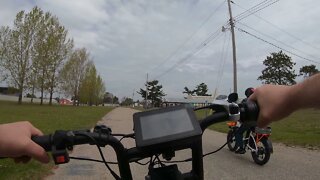 Ebiking with Dad ( Ariel Rider Grizzly )