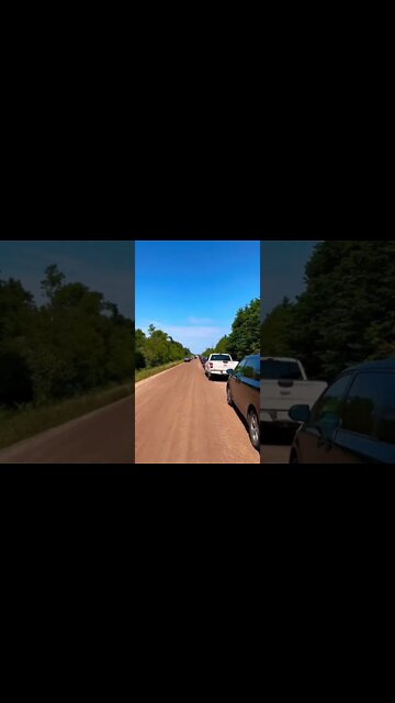 Huge line for Thunder Cove beach