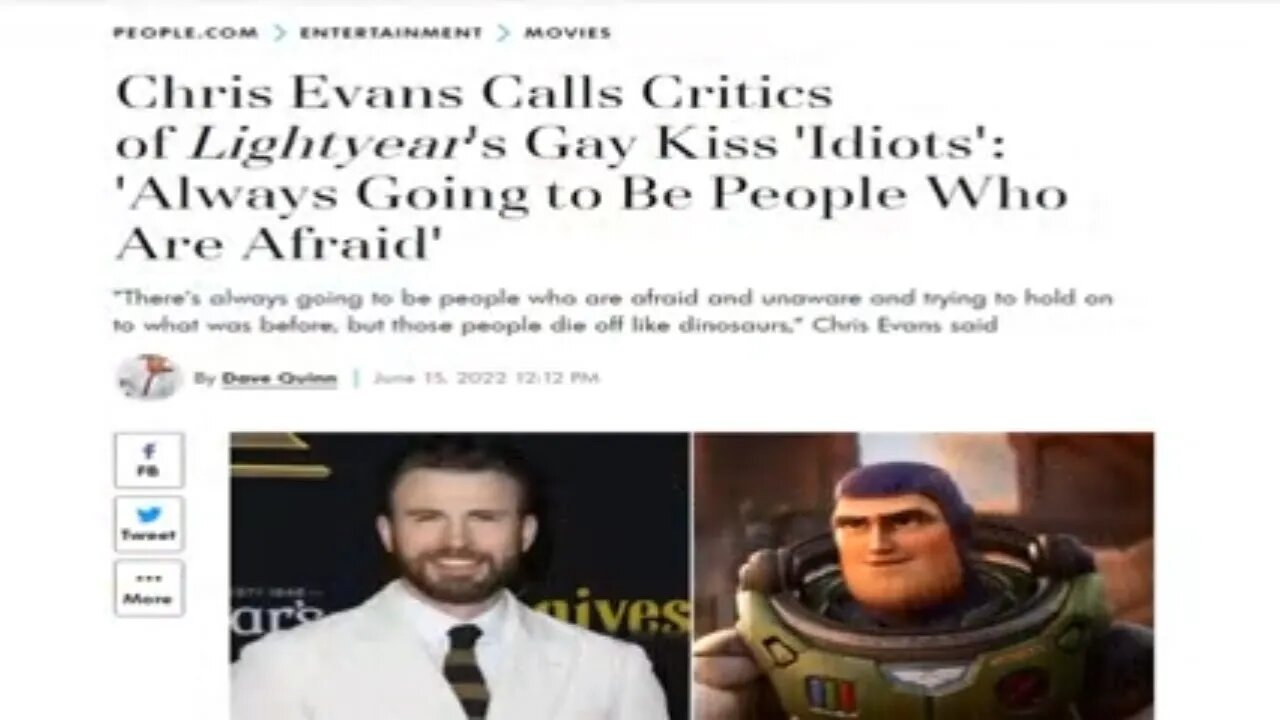 BOYCOTT CHRIS EVANS- he calls muslims, christians and any conservative idiots and dinosaurs