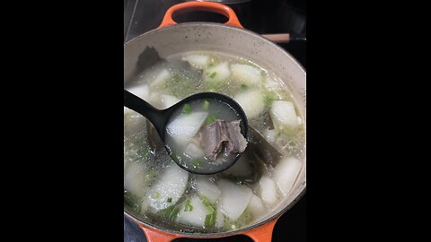 Beef Rib and Daikon Soup