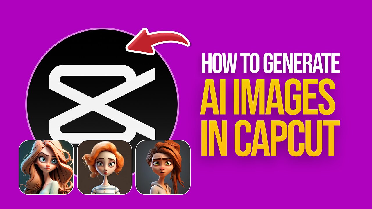 How to Generate AI Images using Photos or Text in CapCut