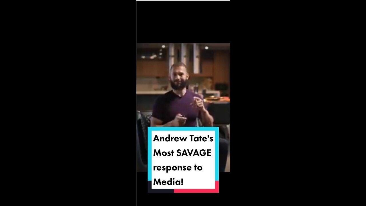 Andrew Tate's most SAVAGE response to Media!!!!