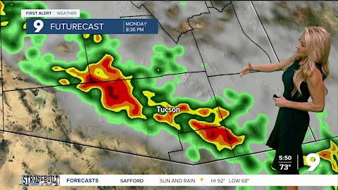 Monsoon stays active to start the week